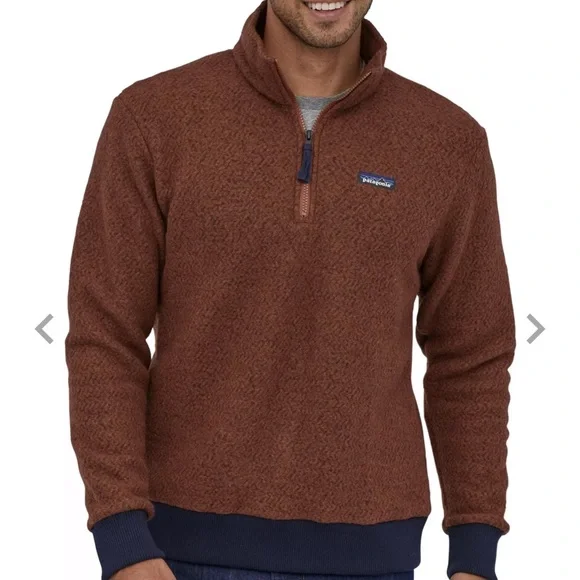 Patagonia men’s fleece quarter zip pullover sweater